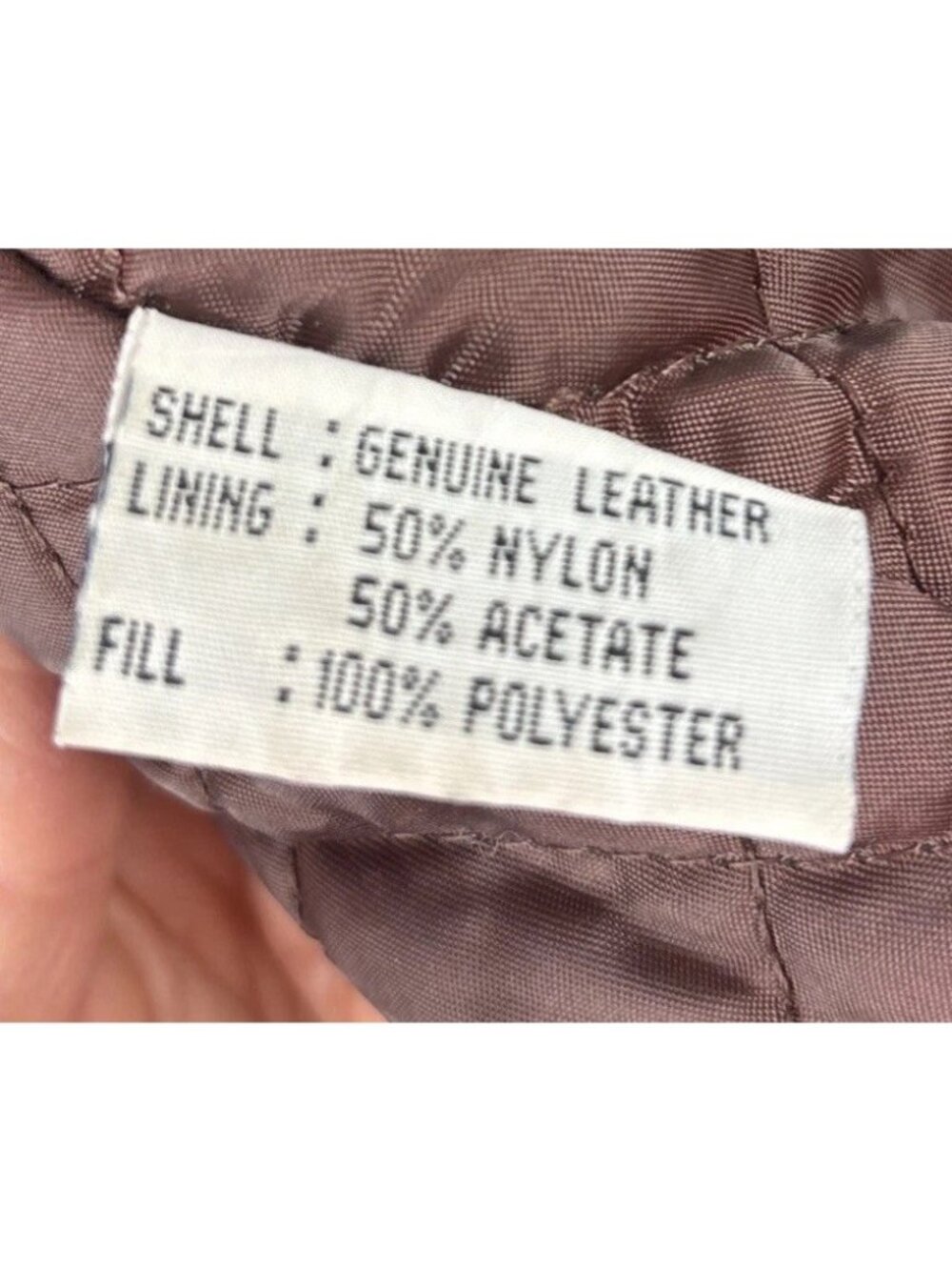 Vintage LNR Soft Glove Leather Zip Bomber Jacket Cuffed Quilted Lining Large - Picture 10 of 10